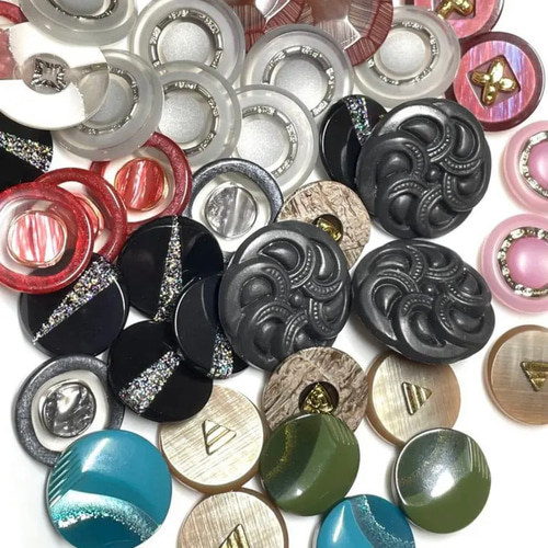 ボタン【福袋】アンティークボタン ヴィンテージボタン 詰め合わせ