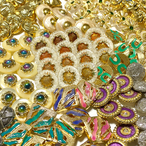 ボタン【福袋】アンティークボタン ヴィンテージボタン 詰め合わせ