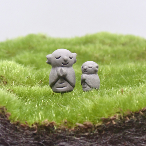 苔テラリウム用フィギュア『お地蔵さま（Lサイズ）』 その他置物