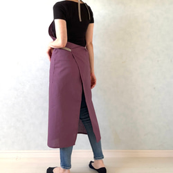選べる肩紐仕様⭐︎バイカラーフルエプロン 20枚目の画像