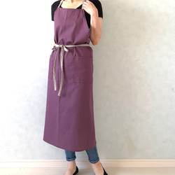 選べる肩紐仕様⭐︎バイカラーフルエプロン 18枚目の画像