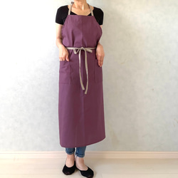 選べる肩紐仕様⭐︎バイカラーフルエプロン 15枚目の画像