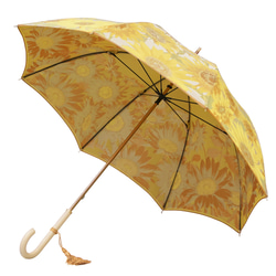 【晴雨兼用傘】絵おり　向日葵　イエロー 3枚目の画像