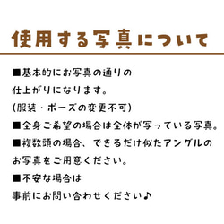 みてみてうちの子　ペットの似顔絵（犬・猫・うさぎ等）オーダーメイド 12枚目の画像