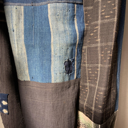 着物リメイク　木綿　ワイドパンツ　襤褸　ゆったり 8枚目の画像