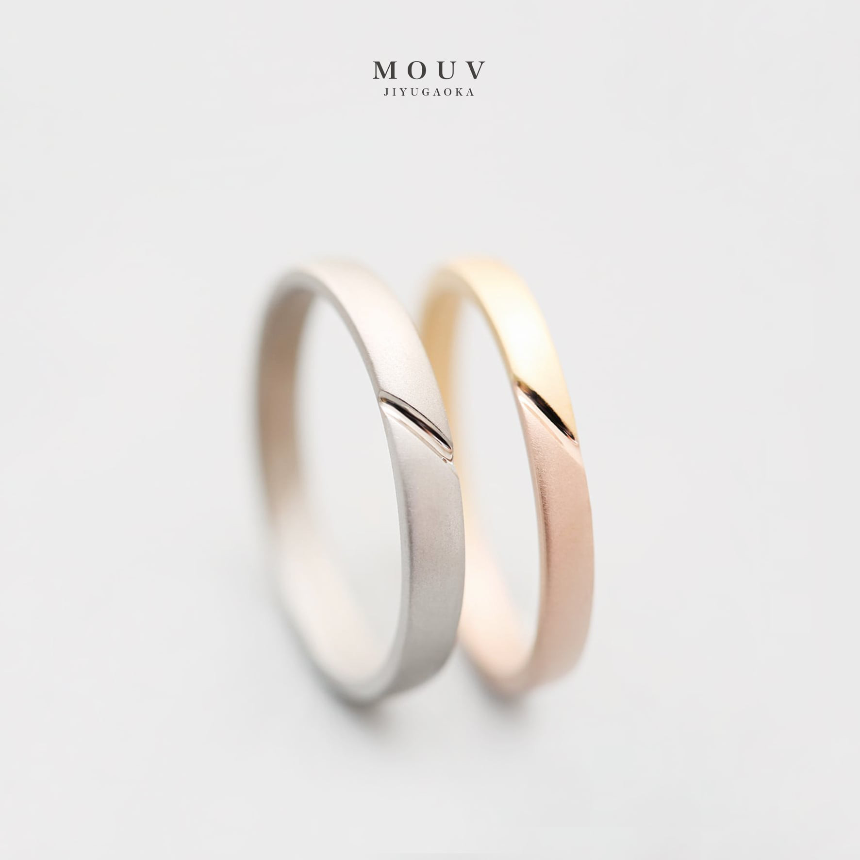 コンビつや消しライン　[結婚指輪][ペアリング][単品購入可] 《送料無料》