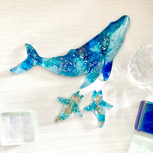 唄う鯨 ザトウクジラのブローチ【2020 新作】☆受注製作