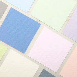 ミニカード《40色》四角 スクエア【B002】メッセージカード/タグ