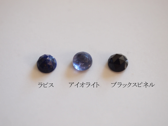 [可選擇寶石] 單石耳環 第6張的照片