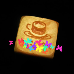 珈琲　コーヒー カップのはんこ１・２・３　石のはんこ　篆刻　食べ物　食器 4枚目の画像