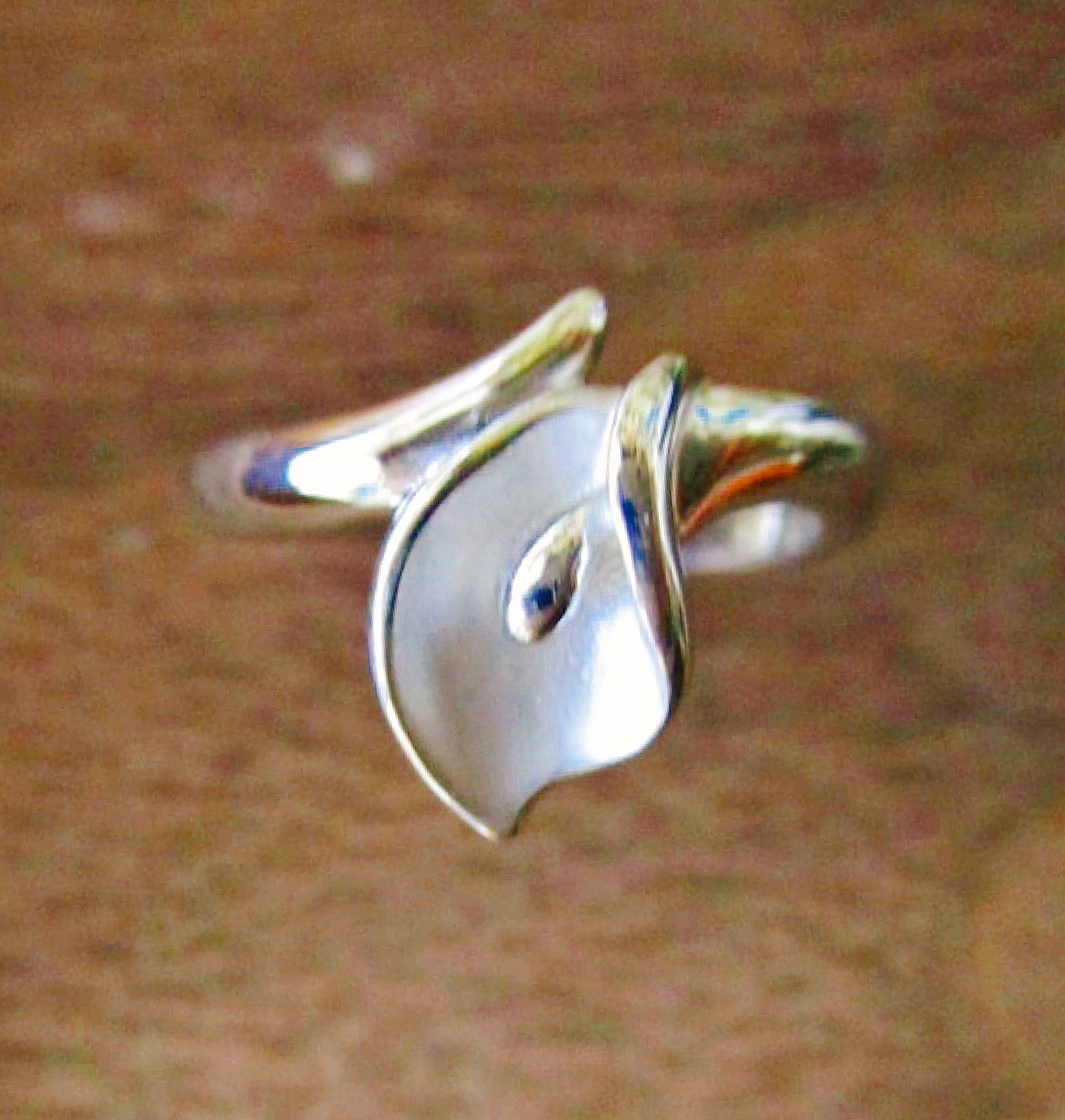 スターリングシルバーリング buccellati花模様