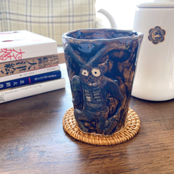 [妖怪愛好者的禮物] 玄大師茶杯（馬克杯）妖怪陶器 第1張的照片