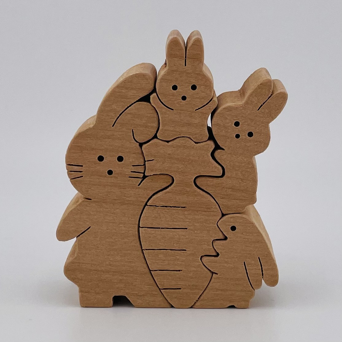 うさぎの小物入れ 手作り木工工作キット 小箱 木の箱 簡単
