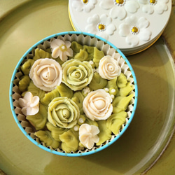 『Creema限定』ネオ和菓子!花グルメ　あんフラワーケーキ！餡子で出来たお花のケーキ。フラワーケーキ　プレゼントに 10枚目の画像