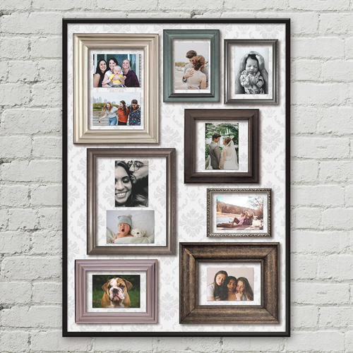 ⑨ 写真が飾れるポスター「シャシンカベのポスター」A1サイズ フォト