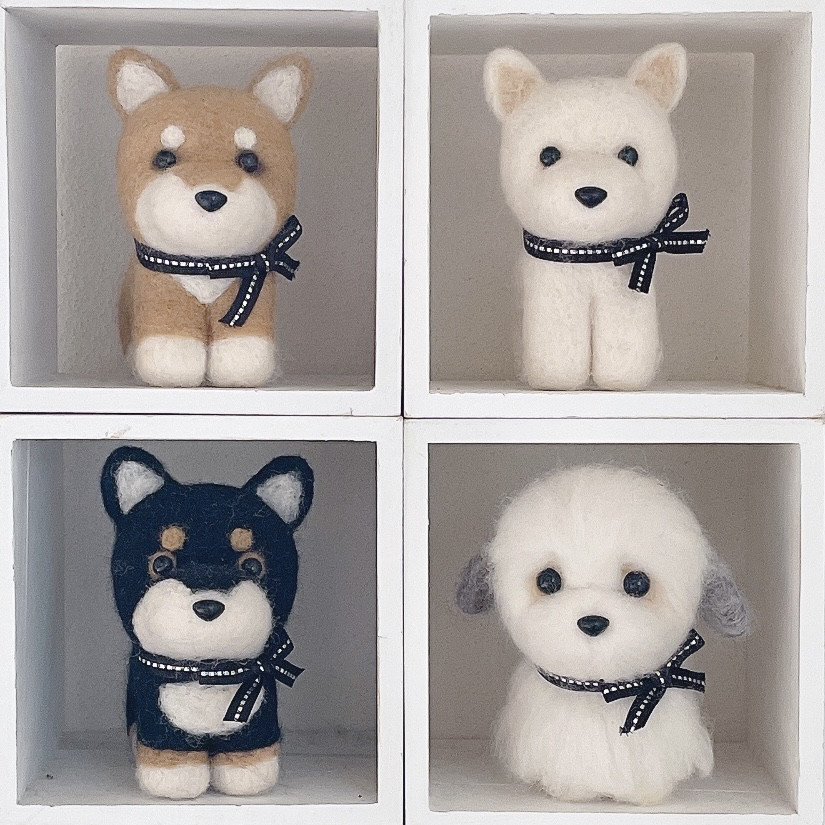 【ワンコとお花の組み合わせ自由】11700円〜柴犬、犬オーダーメイド