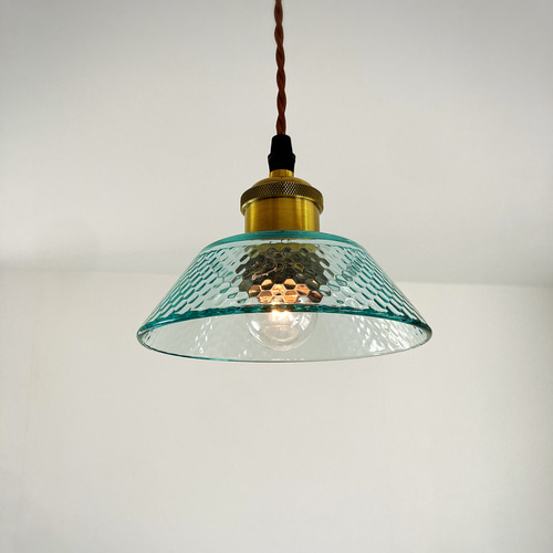 グリーン ガラス ペンダントライト モダン オシャレ照明 シーリング