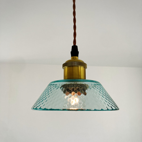 グリーン ガラス ペンダントライト モダン オシャレ照明