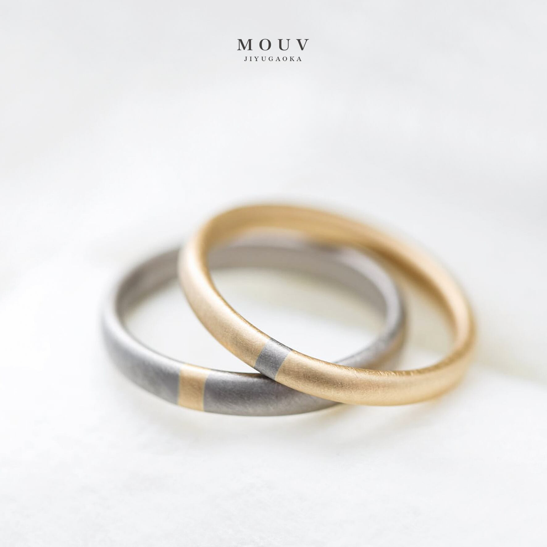 ワンポイントコンビ　　[結婚指輪][ペアリング][単品購入可] 《送料無料》