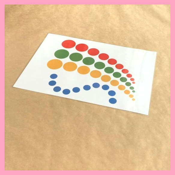 色つき円柱／パターンカード☆感覚教育 おもちゃ・人形 Seedling