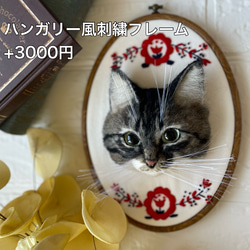 【オーダーメイド】等身大・羊毛リアル猫　顔パネル 〜シンプルスタイル〜 9枚目の画像