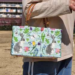 SALE価格 底鋲付き　ハンドバッグ　ショルダーバッグ　バッグ　かばん　カゴバッグ　カバン 6枚目の画像