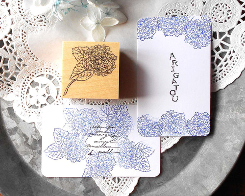 お値下げ！未使用　あじさいスタンプ＆ダイ　スタンピンアップ f40cb5d1903a6b6a74ba685f7657a8