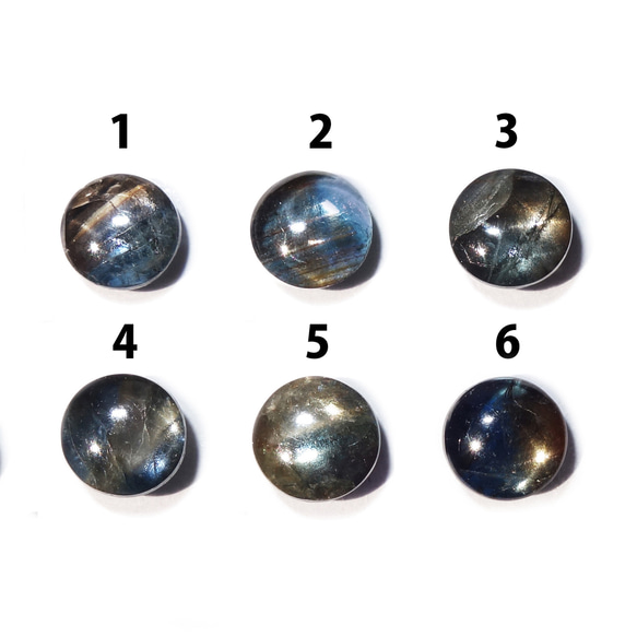 5ｍｍの煌めきゴールドシーンサファイアK10リング【Pio by Parakee】Gold sheen sapphire 2枚目の画像