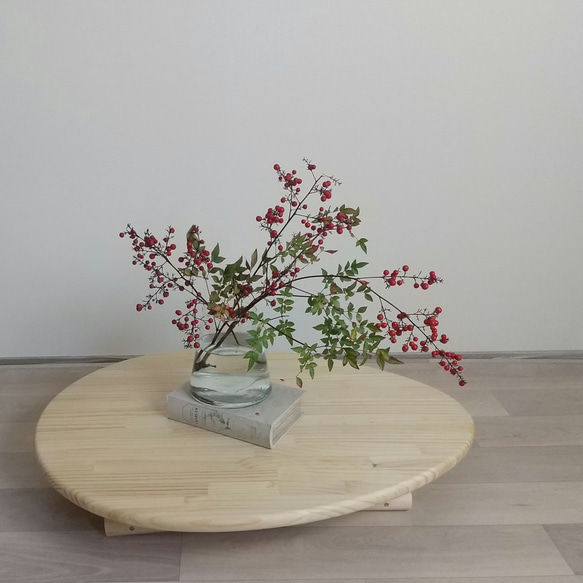 たまごテーブル　折りたたみ式　ローテブル 　ちゃぶ台　テーブル　センターテーブル　カフェテーブル ソファーテーブル 7枚目の画像