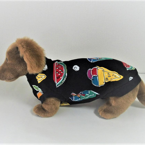 犬服「スイカ柄」DMサイズ Mダックス スイカ柄 可愛い おしゃれ