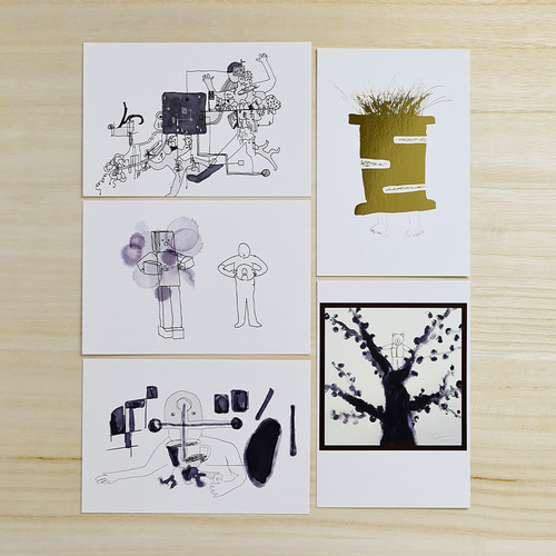 蝦名龍郎 絵葉書2ndセット ポストカード ヨロコビto 通販