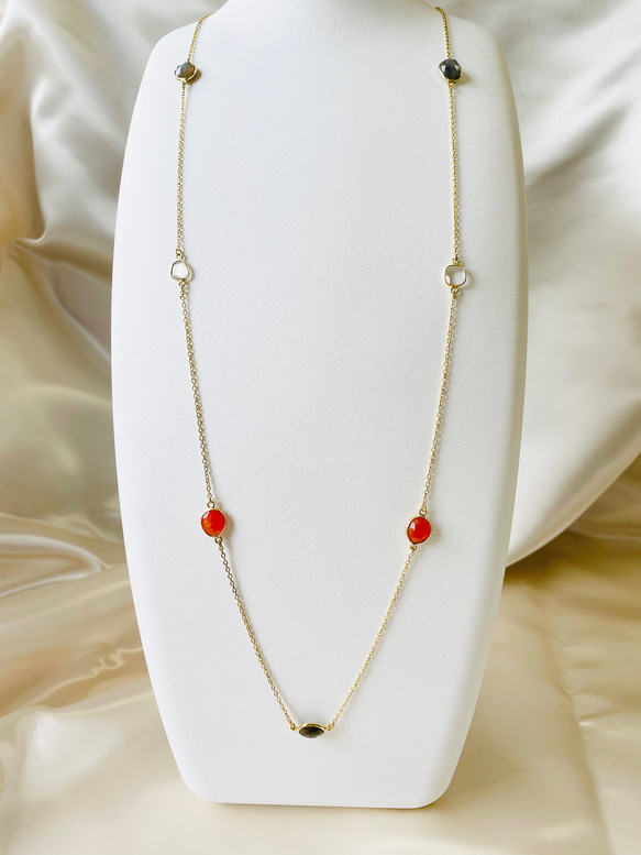 K18YG オレンジヒスイ ペンダント 新品K18翡翠（ヒスイ）ペンダント