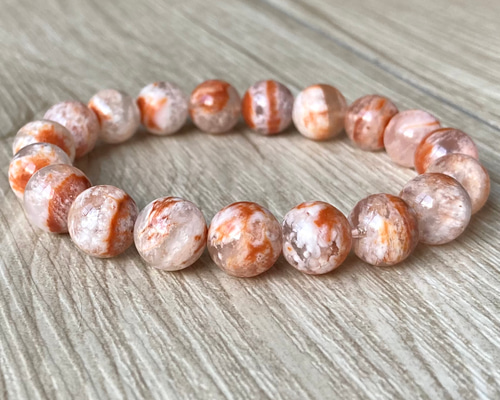 パワーストーンブレスレット（アゲートインクォーツ） 5cc0c2e0e700d25791276356c3e946