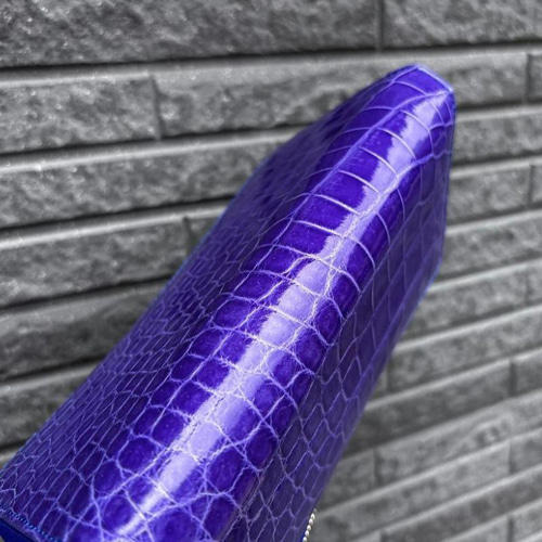 クロコダイル 財布 ラベンダー No506 シャイニングクロコ レディース