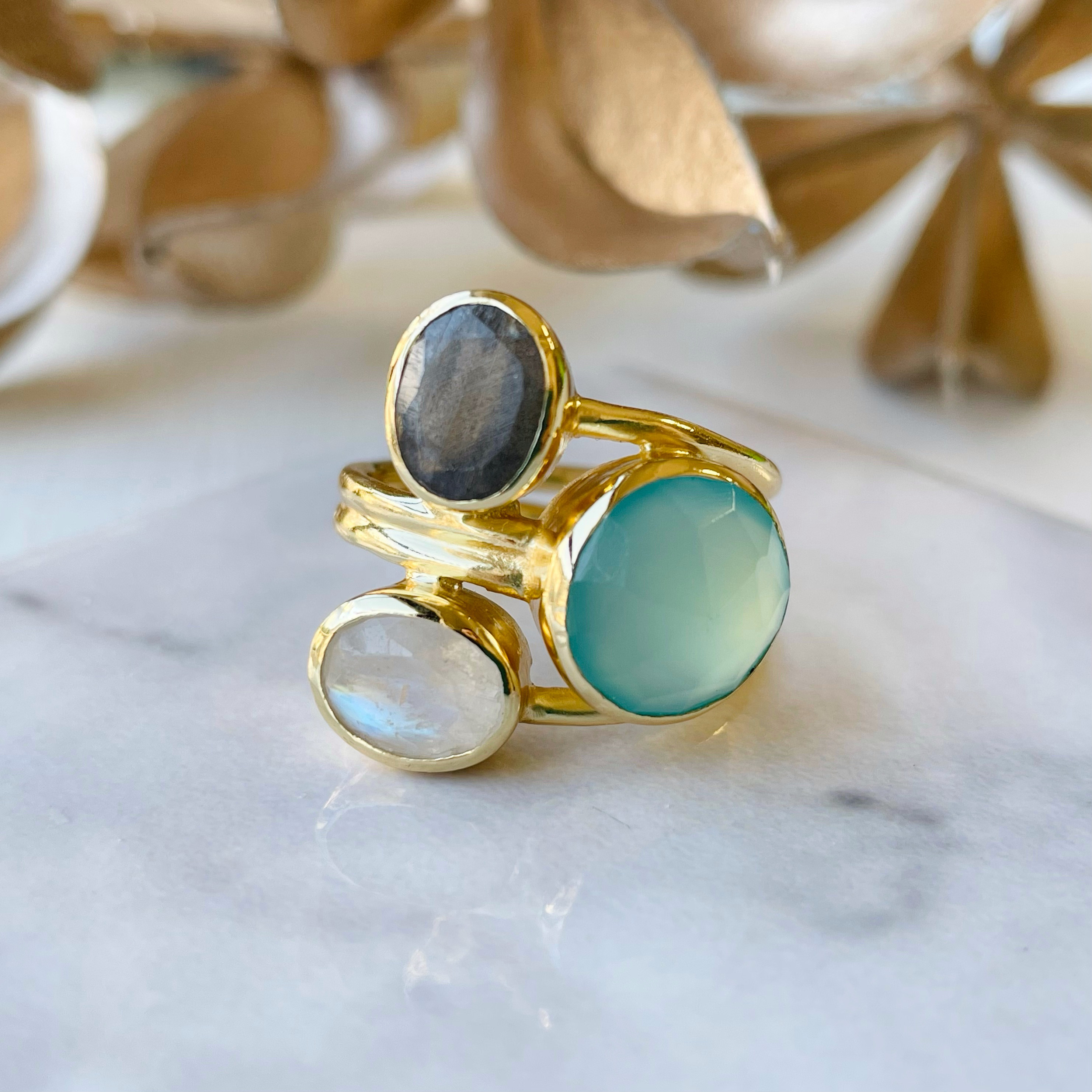 NATIVE HEART RING ネイティブハートリング SV|天然石