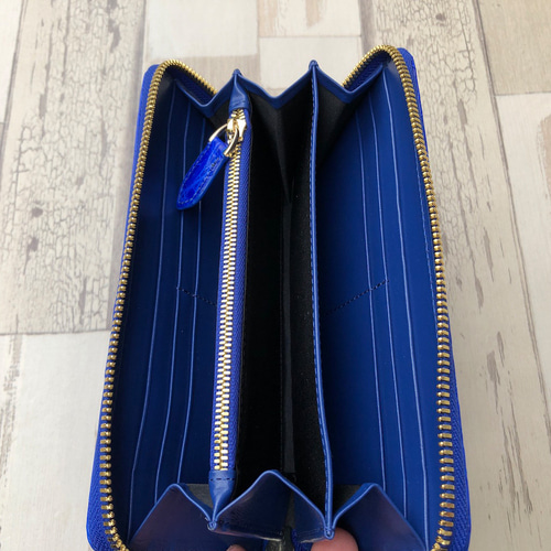rank 特S】【ブルー】シャイニング クロコダイル クロコ 財布 rank 特S】【ブルー】シャイニング クロコダイル クロコ 財布