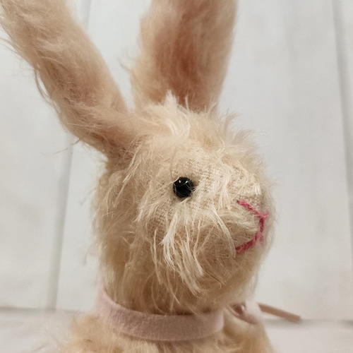 紅茶染めのうさぎさん 17cm テディラビット ぬいぐるみ Realwood bear