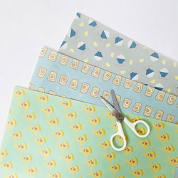 ⋮ A4 20枚セット ⋮ 食べ物と植物のデザインペーパーセット 4枚目の画像