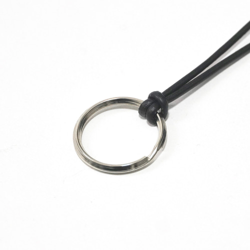 Clochette necklace / レザークロシェット キーケース ネイビー キー