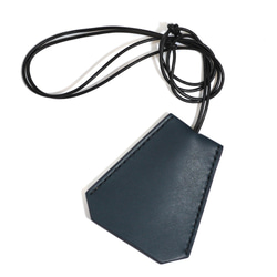 クロエ　グッチ　ネックストラップ　レザーネックレス　クロシェット Clochette necklace / レザークロシェット ブラック 平紐