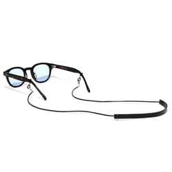 ナローレザーグラスコード メガネチェーン 眼鏡 マスクホルダー グラスコード マスクコード マスクストラップ 4枚目の画像