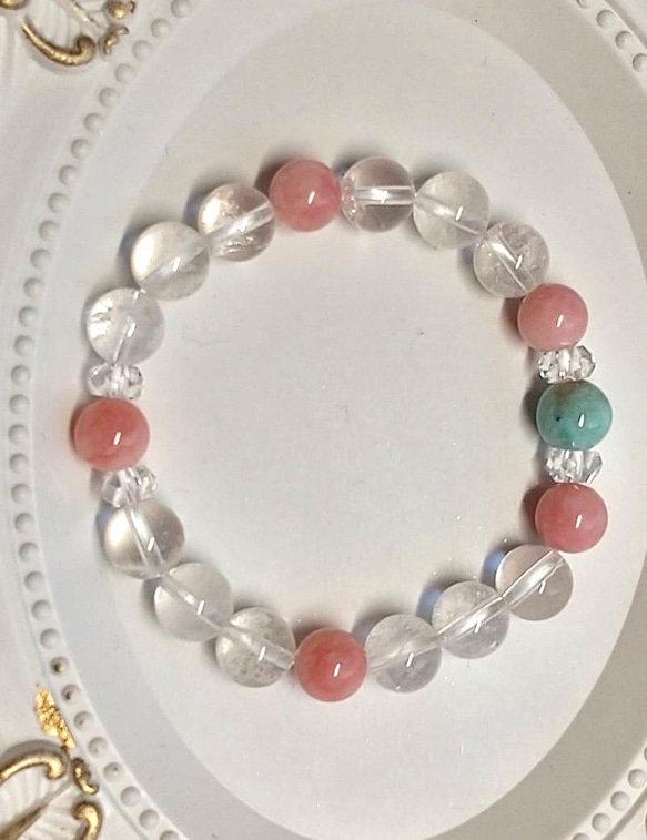 天然石ピンクオパール18kgpフックピアス 10月誕生石 Pink Opal