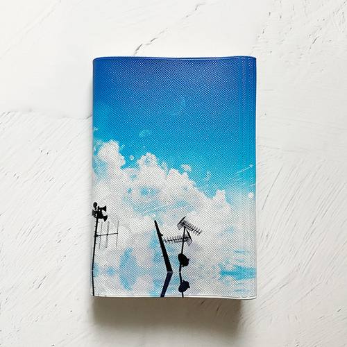 思い出の青空 ブックカバー・手帳カバー（A6）ほぼ日手帳カバー 文庫本
