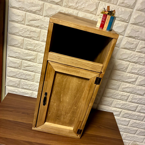 【天然無垢材仕様】おしゃれなサイドテーブル 万能ボックス ゴミ箱　ダストボックス 新商品特別価格】【選べる2色】万能ダストボックス ゴミ箱 サイド