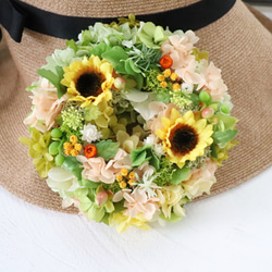 ひまわり リース mini ~Sunflower~ 6枚目の画像