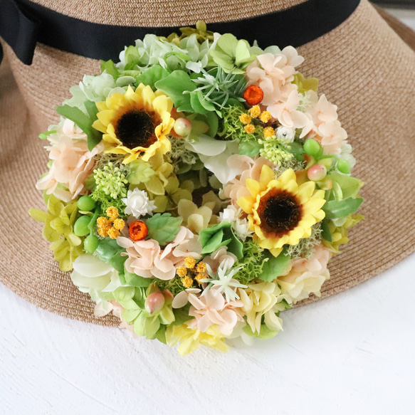 ひまわり リース mini ~Sunflower~ 6枚目の画像