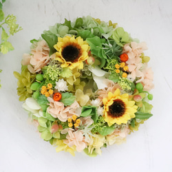 ひまわり リース mini ~Sunflower~ 3枚目の画像