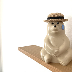 しろくま貯金箱＊ひまわりの首飾り 麦わら帽子 e34929ca3173ee10056c51fb5926f0