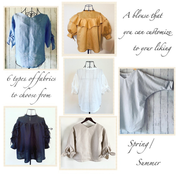 atelier naruse　komorebi プルオーバー　ブラウス atelier naruse komorebi プルオーバー ブラウス