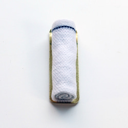 鎚目模様のおしぼり皿　小（真鍮素地） 4枚目の画像